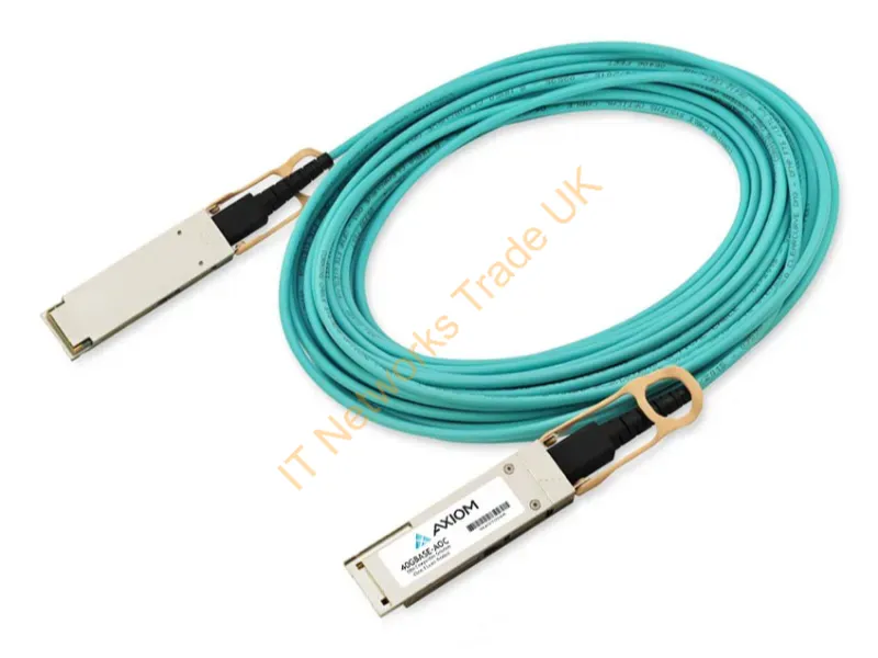 AXG95349 - Axiom Axg95349 Infiniband/Fibre Optic Cable 78.7" (2 M) Qsfp+ Aoc Aqua Color