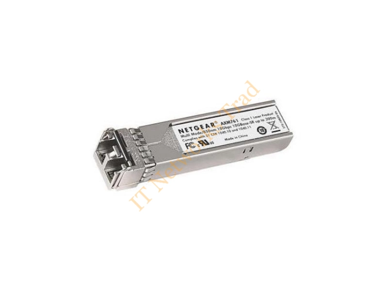 AXM761-1000S Netgear 10Gbps 10GBase-SR Multi-mode Fiber 850nm 300m SFP+ Transceiver Module