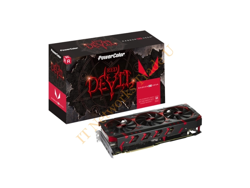 PowerColor Red Devil AXRX VEGA64 8GBHBM2-2D2H/OC Radeon RX VEGA 64 8GB High Bandwidth Memory (HBM) graphics card