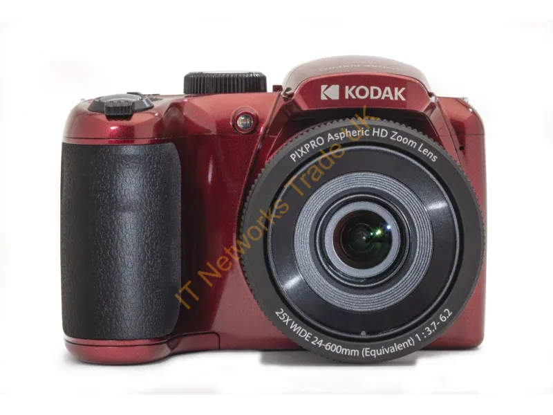 AZ255RD - Kodak PIXPRO AZ255 1/2.3" Compact camera 16.35 MP BSI CMOS 4608 x 3456 pixels Red