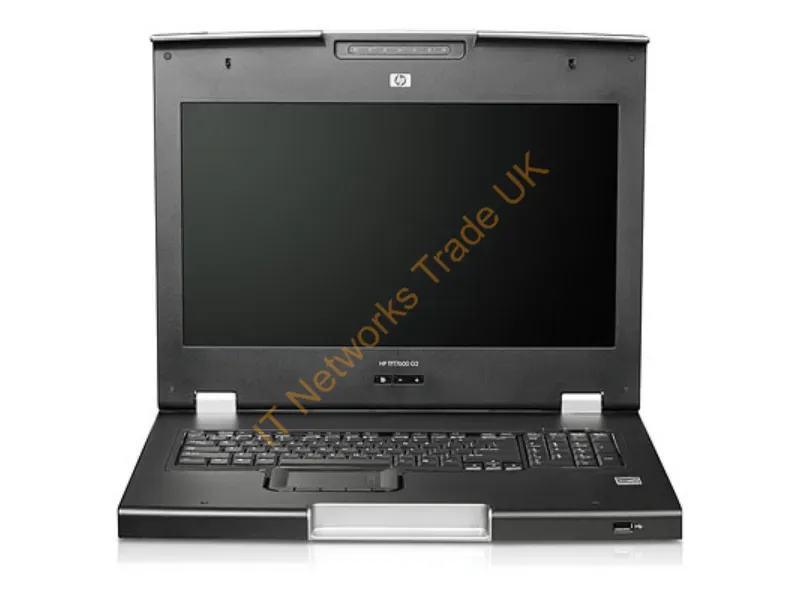 AZ872A HP TFT7600 G2 Rack-Mount KVM Console Monitor and German Keyboard