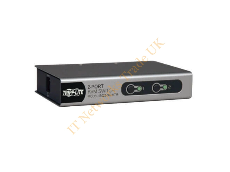B004-2DUA2-K Tripp-Lite 2-Port Dual Monitor DVI KVM Switch