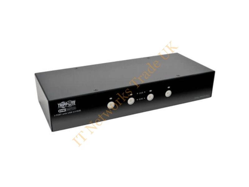 B004-DUA4-HR-K Tripp-Lite 4-Port DVI Dual-Link USB KVM Switch with Audio and Cables