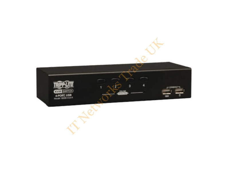 B004-DUA4-K-R Tripp-Lite 4-Port KVM Audio Switch KVM Switch