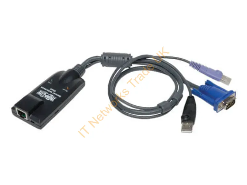 Tripp Lite NetDirector USB Server Interface Unit with Virtual Media & CAC Support (B064-Series) KVM Cables
