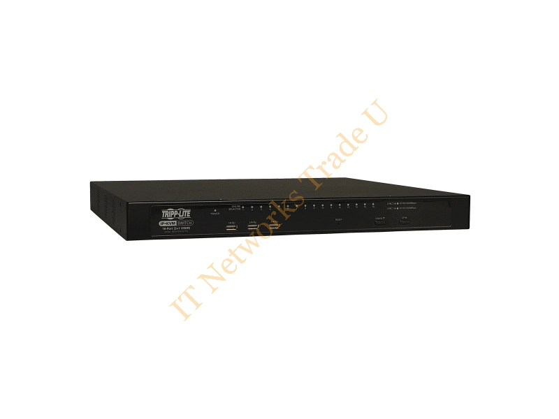 B064-016-02-IPG - Tripp Lite NetDirector 16-Port Cat5 IP Network KVM Switch 1U Rackmount 3 User (1 Local, 2 Remote)
