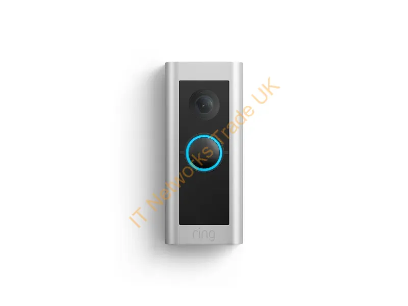 B086Q54K53 - Ring Video Doorbell Pro 2 Black, Silver