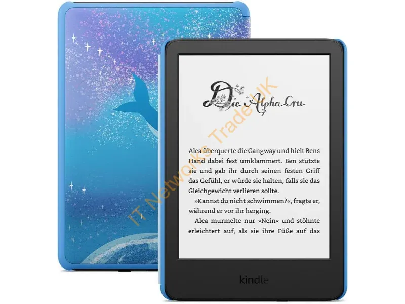 B0CP324VS4 - Amazon Kindle Kids e-book reader Touchscreen 16 GB Wi-Fi Black, Blue