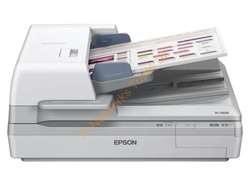 B11B204321 - Epson Workforce Ds-70000 Flatbed & Adf Scanner 600 X 600 Dpi A4 White
