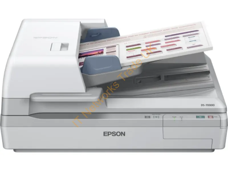 B11B204331BY - Epson WorkForce DS-70000 Flatbed scanner 600 x 600DPI A3 White