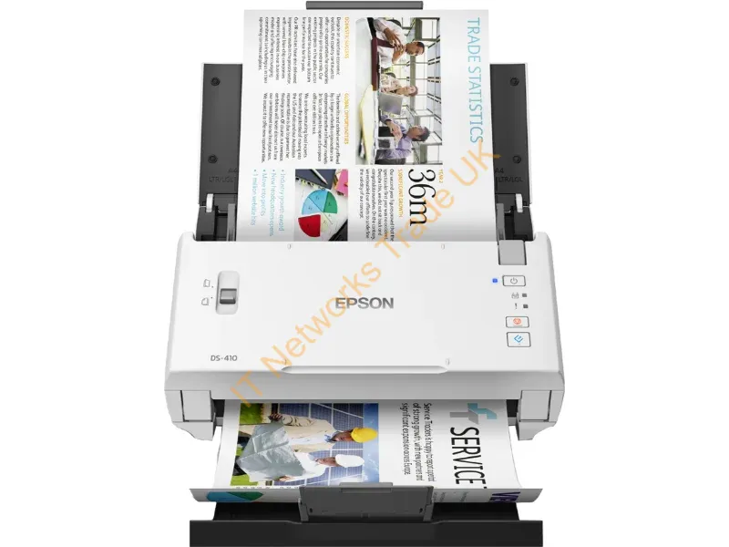 B11B249401 - Epson WorkForce DS-410 ADF + Manual feed scanner 600 x 600DPI A4 Black, White