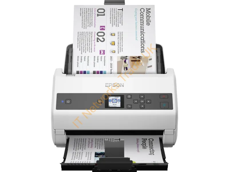 B11B250401 - Epson WorkForce DS-870 Sheet-fed scanner 600 x 600 DPI A4 Grey, White