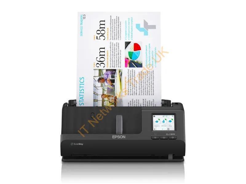 B11B269401 - Epson ES-C380W ADF + Sheet-fed scanner 600 x 600 DPI A4 Black