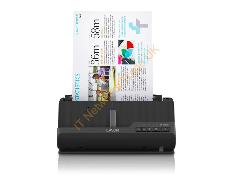B11B270401 - Epson ES-C320W ADF + Sheet-fed scanner 600 x 600 DPI A4 Black
