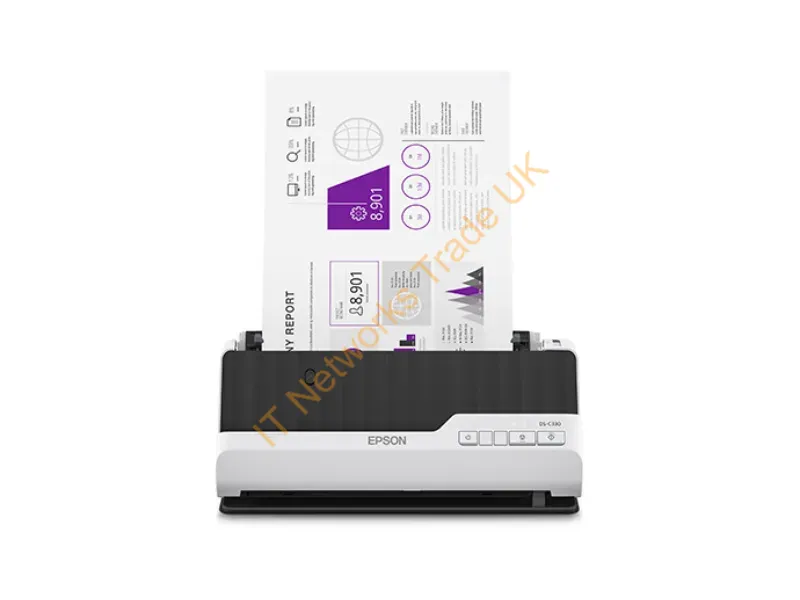 B11B272201 - Epson Ds-C330 Sheet-Fed Scanner Black, Gray