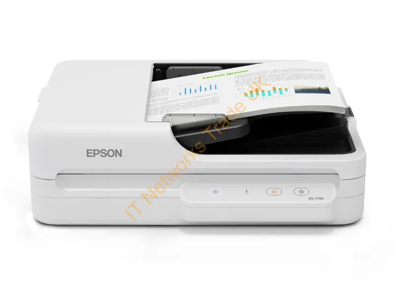 B11B273201 - Epson Ds-1730 Flatbed Color Duplex Document Scanner With Auto Document Feeder