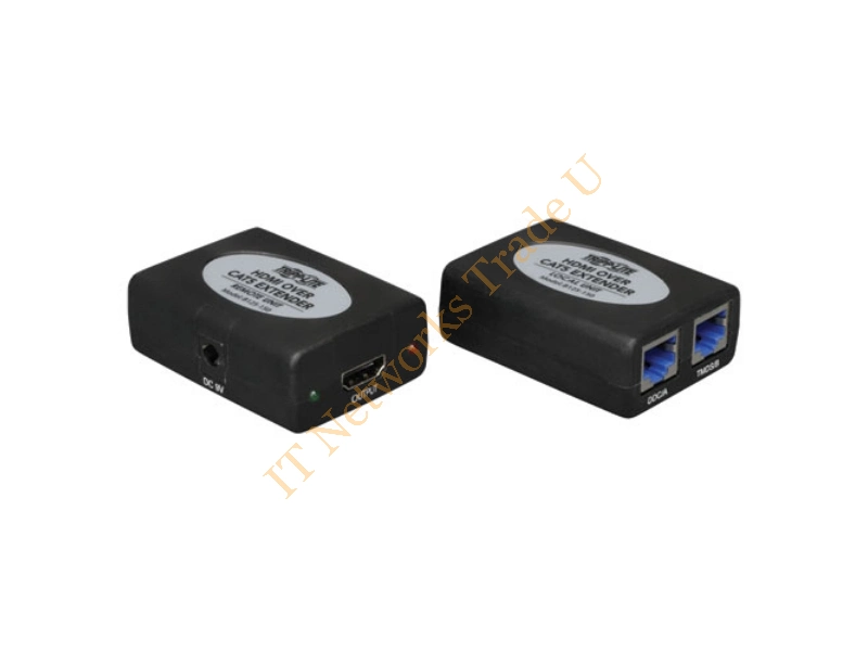 B125-150 - Tripp Lite HDMI over Dual Cat5 / Cat6 Extender Kit, In-Line Transmitter / Receiver, Video and Audio, 1920 x 1200 1080 / 24p, Up to 45.72 m (150-ft.) Monitor Accessory
