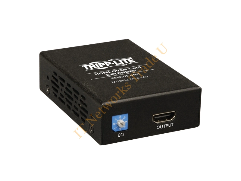 Tripp Lite HDMI over Cat5/6 Active Extender, Box-Style Receiver for Video/Audio, 1080p @ 60 Hz w/ Intl. Power Supply, Up to 61 m