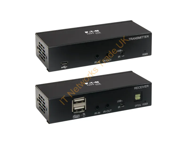 B127A-1A1-BDBD - Tripp Lite B127A-1A1-BDBD DisplayPort over Cat6 Extender Kit, KVM Support, USB, 4K, DP1.2a, PoC, HDCP 2.2, 230 ft. (70 m), TAA