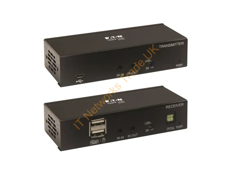B127A-1A1-BDBH - Tripp Lite B127A-1A1-BDBH DisplayPort to HDMI over Cat6 Extender Kit, KVM Support, 4K 60Hz, 4:4:4, USB, PoC, HDCP 2.2, 230 ft., TAA