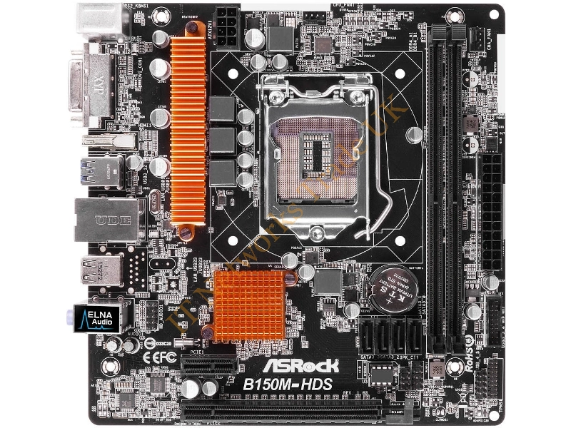 B150M-HDS ASRock B150M-HDS LGA1151/ Intel B150/ DDR4/ SATA3 / USB3.0/ A&GbE/ MicroATX Motherboard