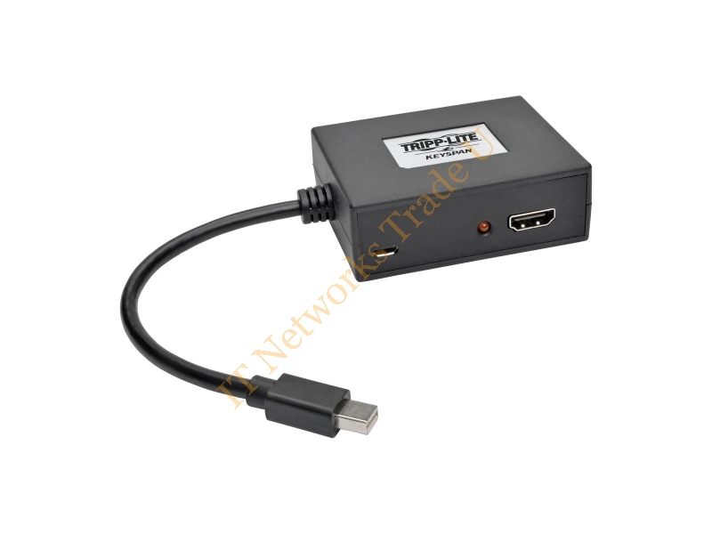 B155-002-HD-V2 - Tripp Lite 2-Port Mini DisplayPort 1.2 to HDMI Multi-Stream Transport (MST) Hub, 3840 x 2160 (4K x 2K) @ 24/30Hz UHD Monitor Accessory