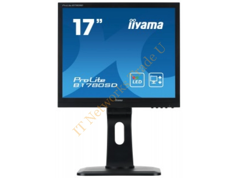 B1780SD-B1 - iiyama ProLite B1780SD-B1 17" LED Matt Flat Black computer monitor