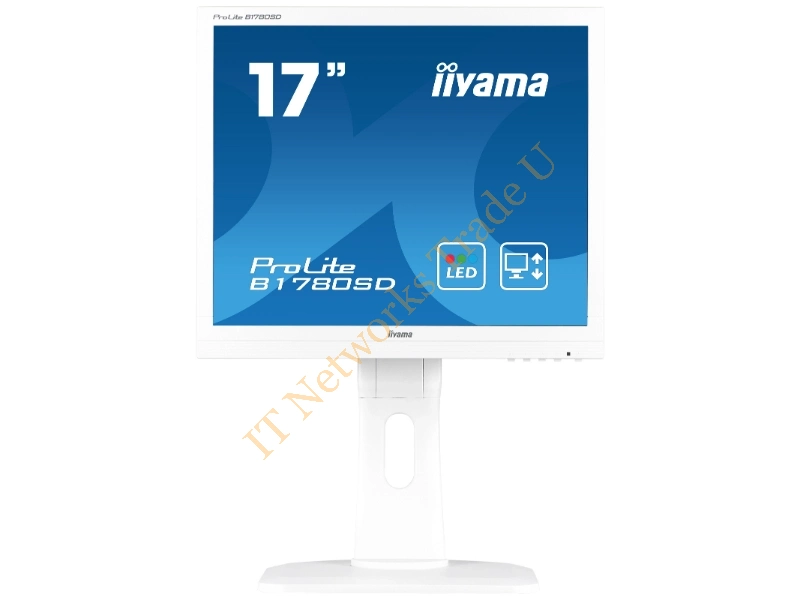 B1780SD-W1 - iiyama ProLite B1780SD 17" LED Matt Flat White computer monitor