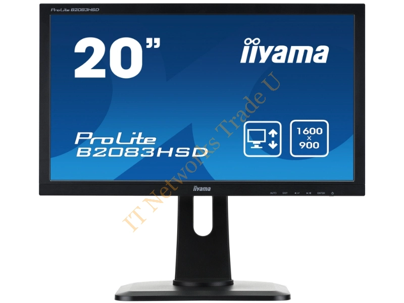B2083HSD-B1 - iiyama ProLite B2083HSD-B1 19.5" HD+ LED Matt Flat Black computer monitor LED display