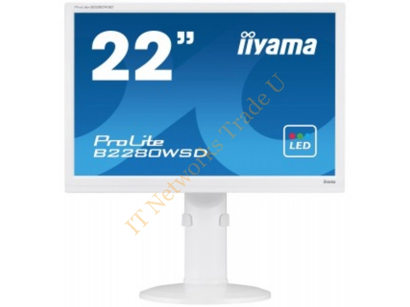 B2280WSD-W1 - iiyama ProLite B2280WSD-W1 22" HD LED Matt Flat White computer monitor