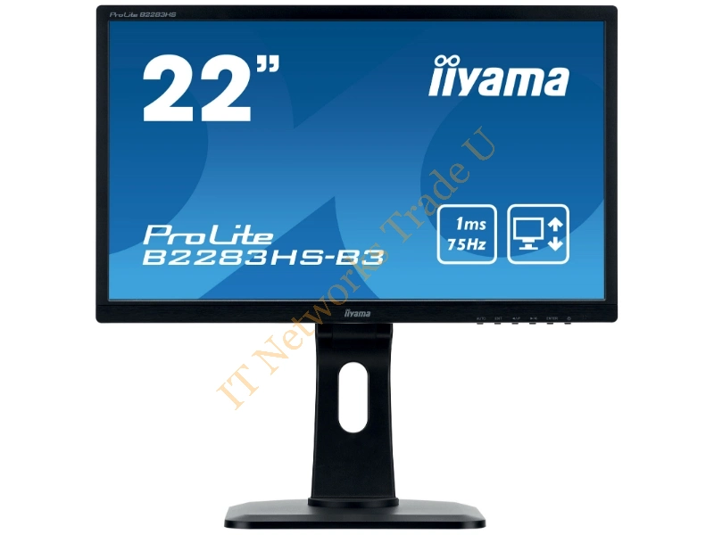 B2283HS-B3 - iiyama ProLite B2283HS-B3 21.5" Full HD LED Matt Flat Black computer monitor LED display
