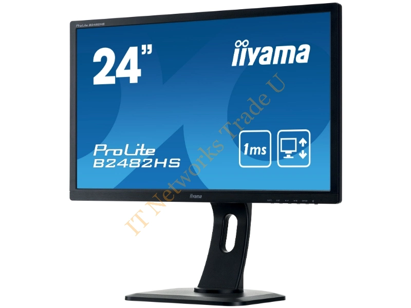 B2482HS-B1 - iiyama ProLite B2482HS-B1 24" Full HD LED Matt Flat Black computer monitor