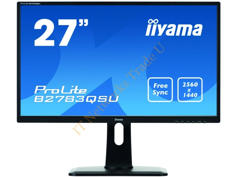 B2783QSU-B1 - iiyama ProLite B2783QSU-B1 27" Wide Quad HD LED Matt Flat Black computer monitor LED display