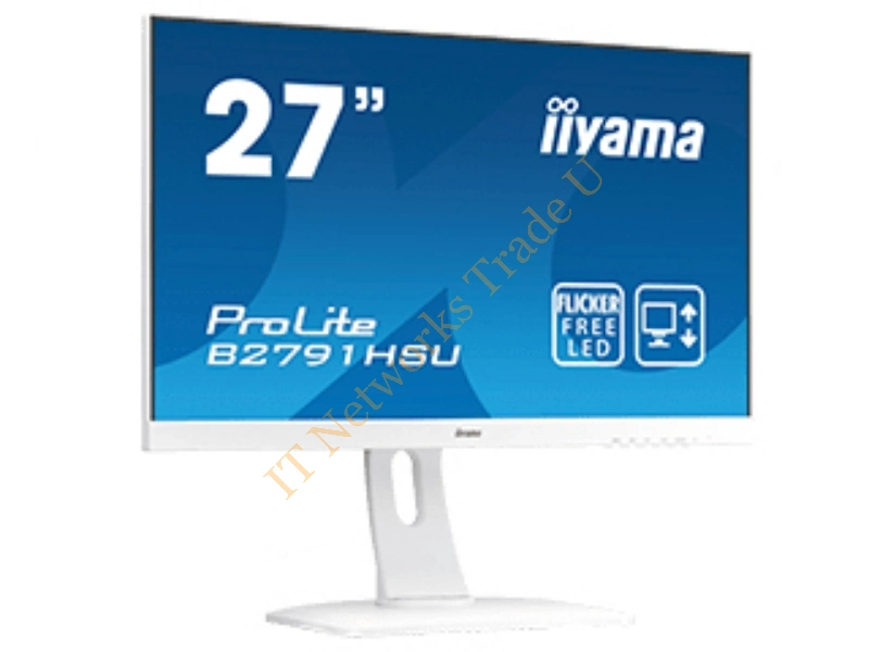 B2791HSU-W1 - iiyama ProLite B2791HSU-W1 27" Full HD LED Matt Flat White computer monitor LED display