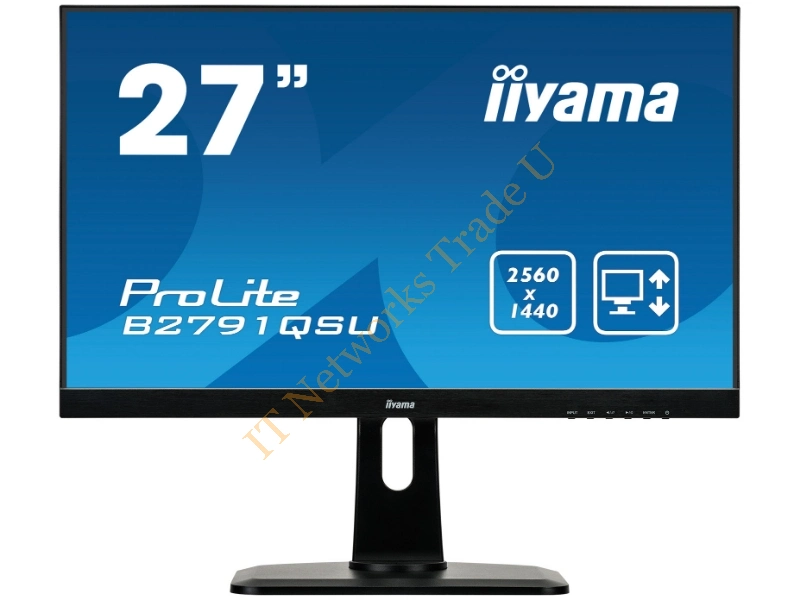 B2791QSU-B1 - iiyama ProLite B2791QSU-B1 27" Quad HD LED Matt Flat Black computer monitor