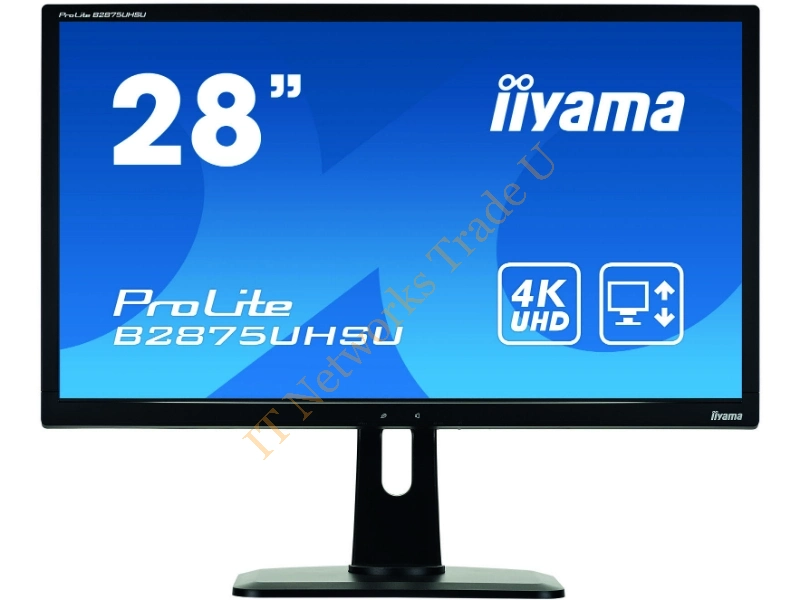 B2875UHSU-B1 - iiyama ProLite B2875UHSU-B1 28" 4K Ultra HD LED Matt Flat Black computer monitor