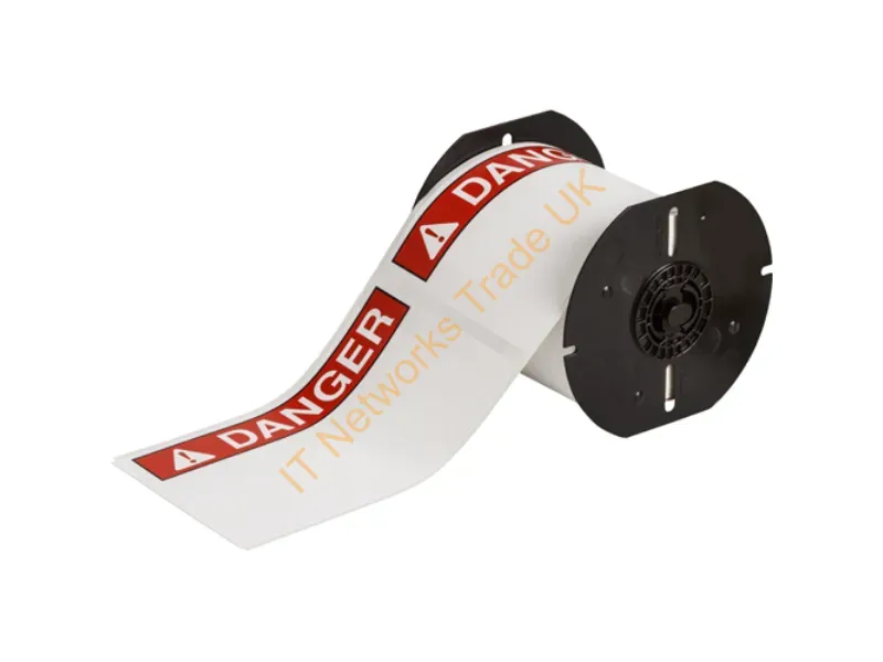 B30-25-595-ANSIDA - Brady B30-25-595-Ansida Printer Label Black, Red, White Self-Adhesive Printer Label