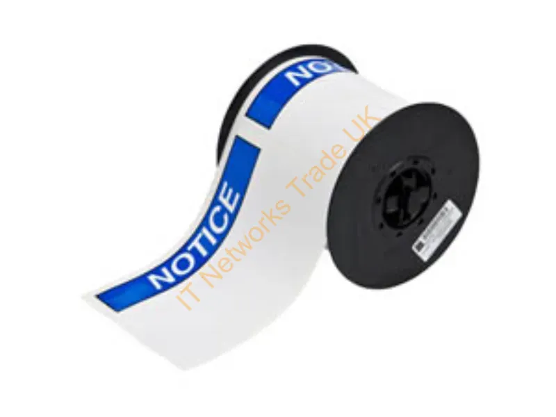 B30-25-595-ANSINO - Brady B30-25-595-Ansino Printer Label Blue, White Self-Adhesive Printer Label