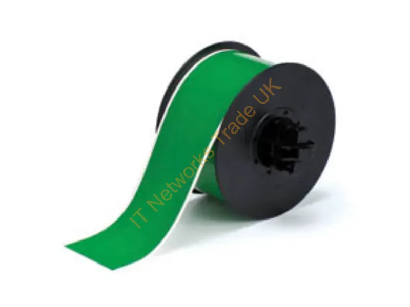 B30C-2250-595-GN - Brady 142008 Label-Making Tape Black On Green