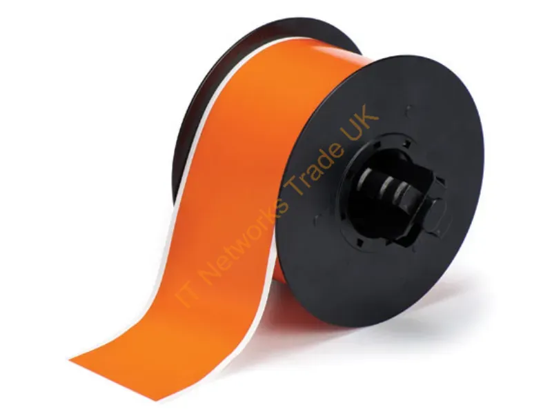 B30C-2250-595-OR - Brady 142016 Label-Making Tape Orange On White
