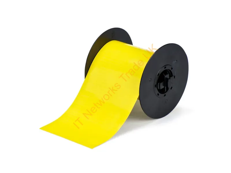 B30C-4250-509-YL - Brady B30C-4250-509-Yl Printer Label Yellow Non-Adhesive Printer Label