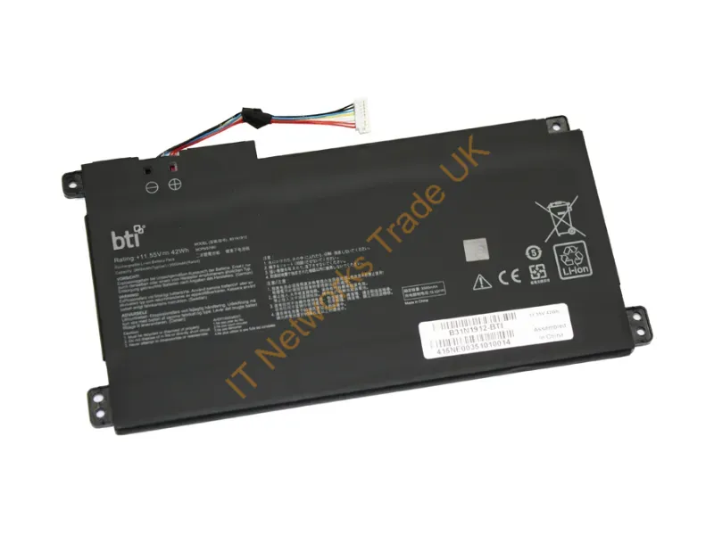 B31N1912-BTI - Bti B31N1912- Industrial Rechargeable Battery Lithium-Ion (Li-Ion) 3550 Mah 11.55 V