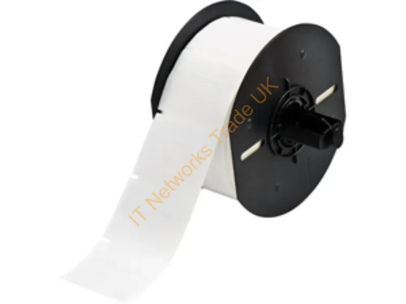 B33-121-427 - Brady 142871 Black, White Self-Adhesive Printer Label