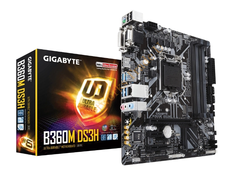 Gigabyte B360M DS3H Intel B360 Express LGA 1151 (Socket H4) Micro ATX motherboard