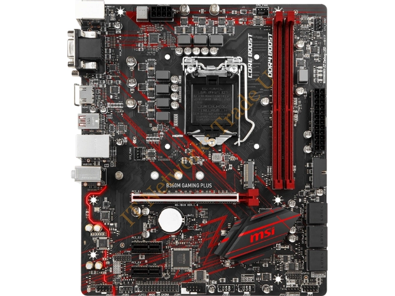 MSI B360M GAMING PLUS IntelB360 LGA 1151 (Socket H4) Micro ATX motherboard