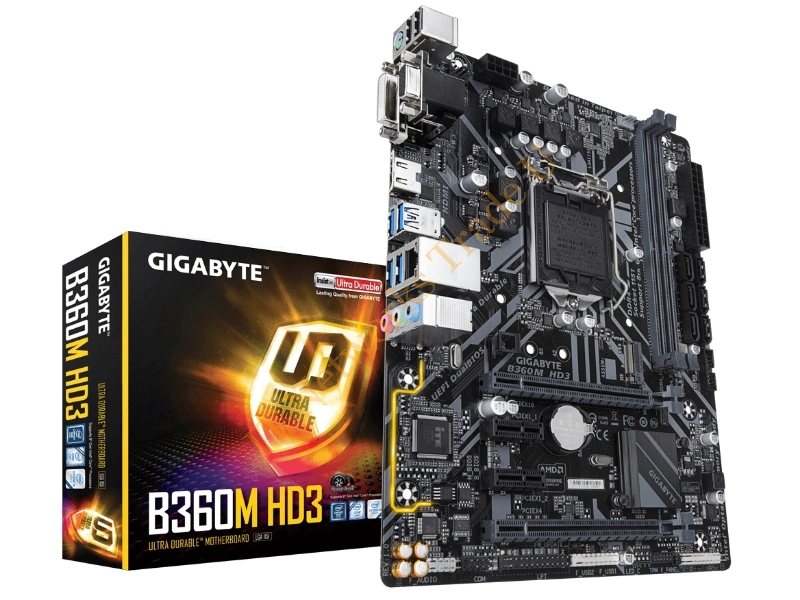 Gigabyte B360M HD3 Intel B360 Express LGA 1151 (Socket H4) Micro ATX motherboard