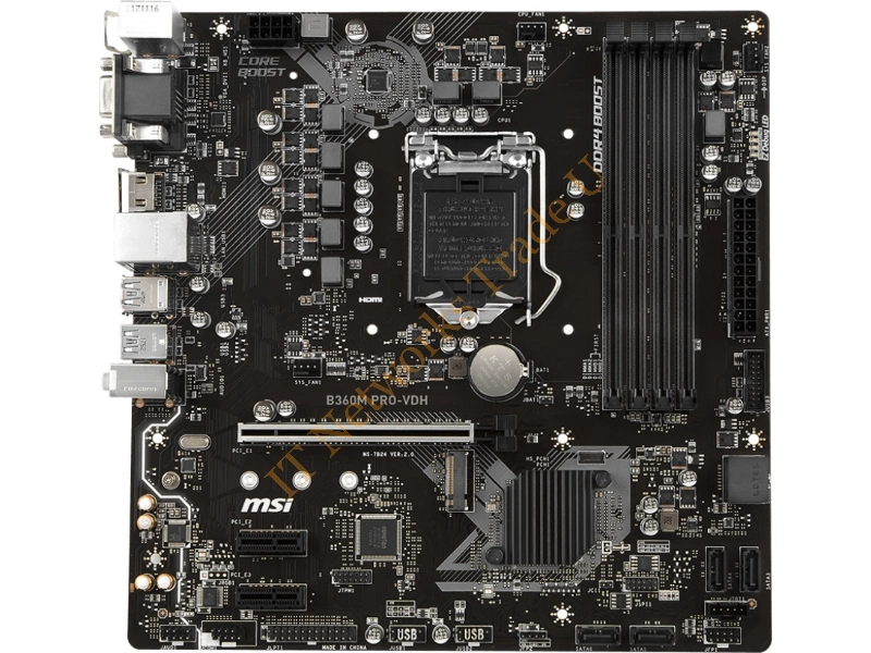 MSI B360M PRO-VDH IntelB360 LGA 1151 (Socket H4) Micro ATX motherboard
