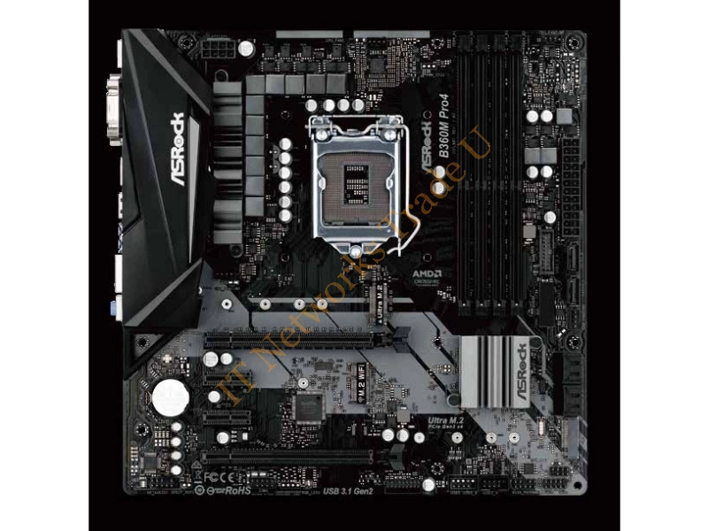 Asrock B360M Pro4 IntelB360 LGA 1151 (Socket H4) Micro ATX