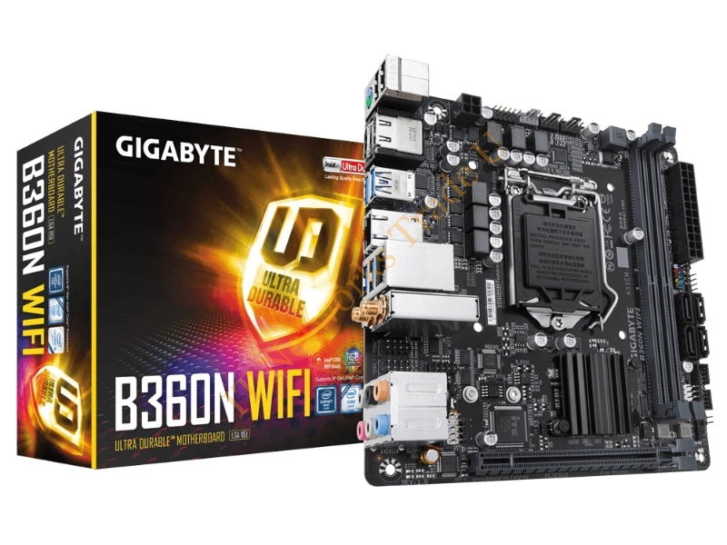 Gigabyte B360N WIFI Intel B360 Express LGA 1151 (Socket H4) Mini ITX motherboard
