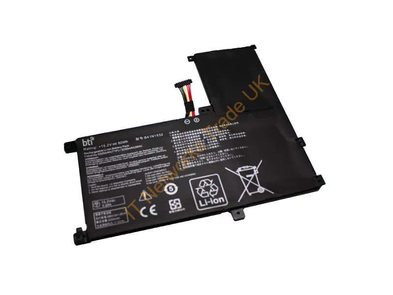 B41N1532-BTI - Bti B41N1532- Industrial Rechargeable Battery Lithium-Ion (Li-Ion) 3320 Mah 15.2 V